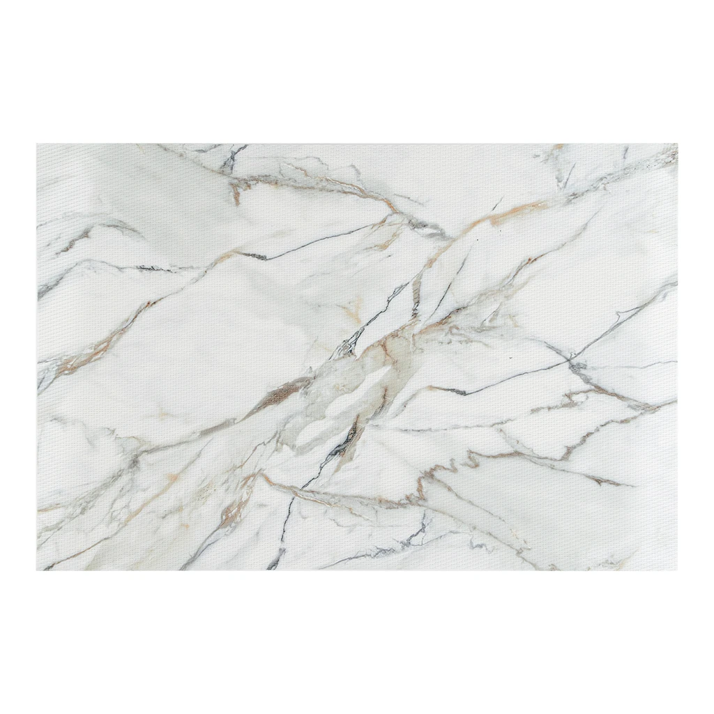 Prostírání na stůl mramor se zlatými žilami bílé MARBLE 30x45 cm