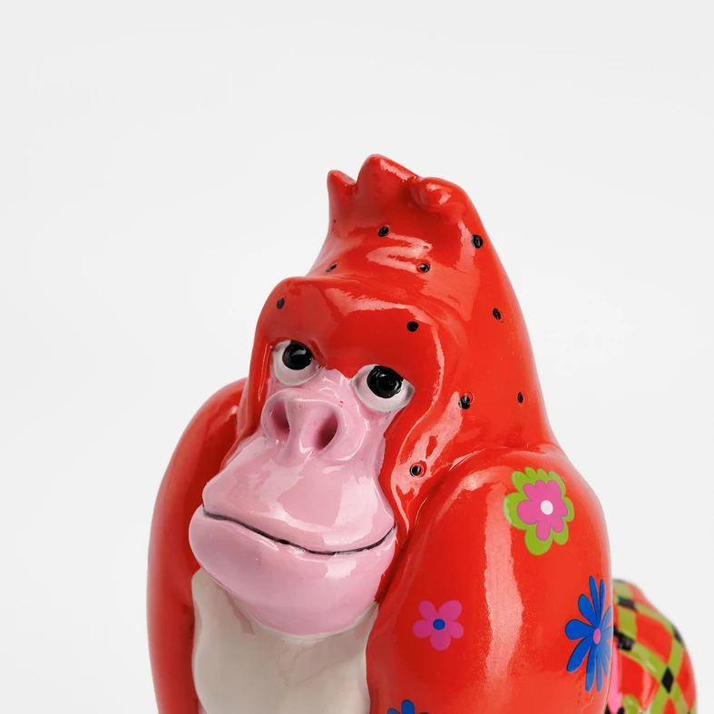 Dekorativní patchworková figurka GORILA