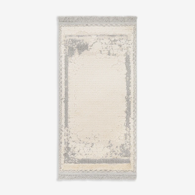 Koberec boho krémový NINA, 80x150 cm