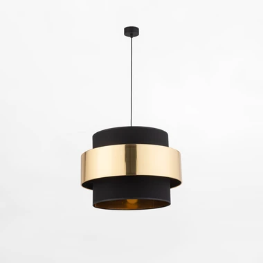Černo-zlaté závěsné svítidlo CALISTO NEW 50 cm