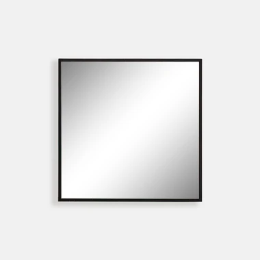 Zrcadlová dekorace černá, 3 ks