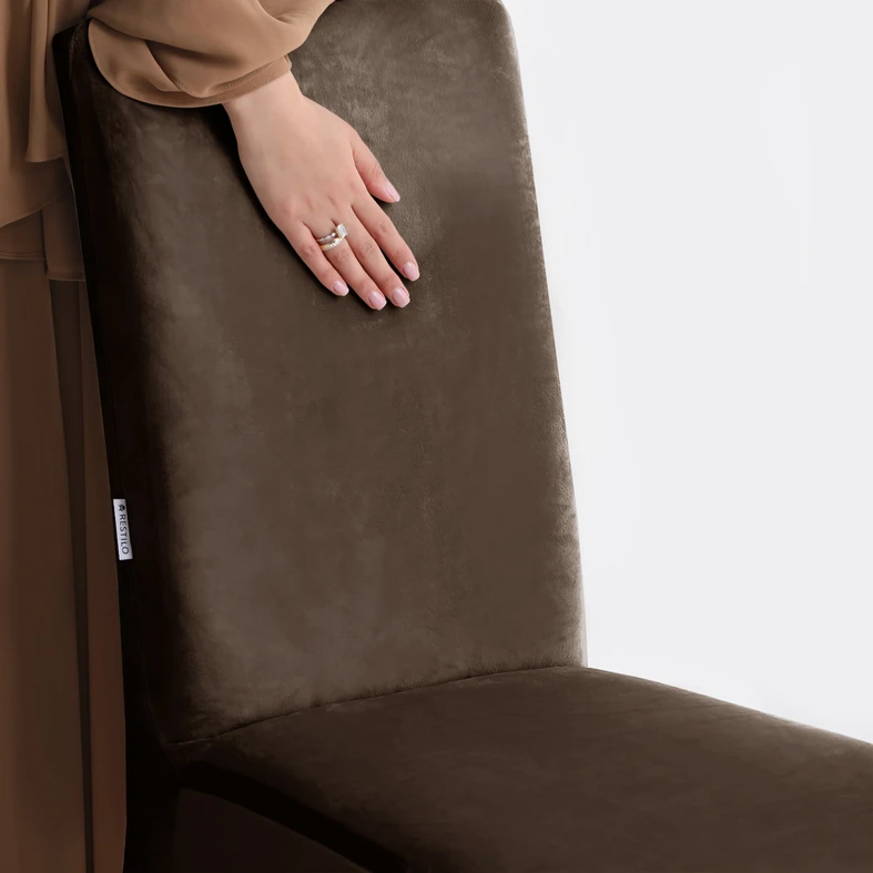 Zdjęcie pokrowca. Zbliżenie. Widać fakturę materiału.