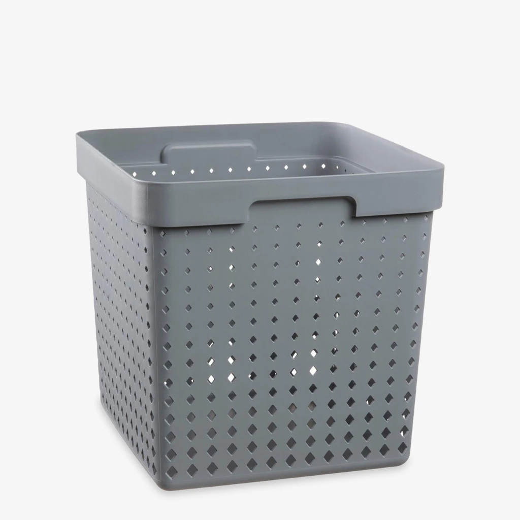 Šedý koš SEOUL XL
