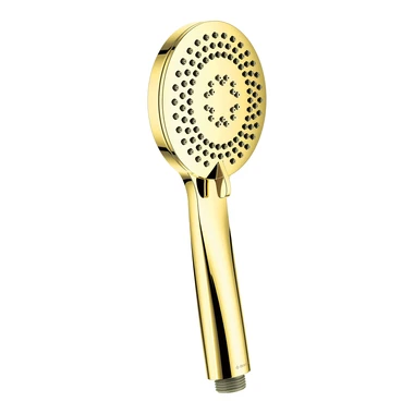 Sprchová hlavice se 3 funkcemi zlatý lesk ARNIKA