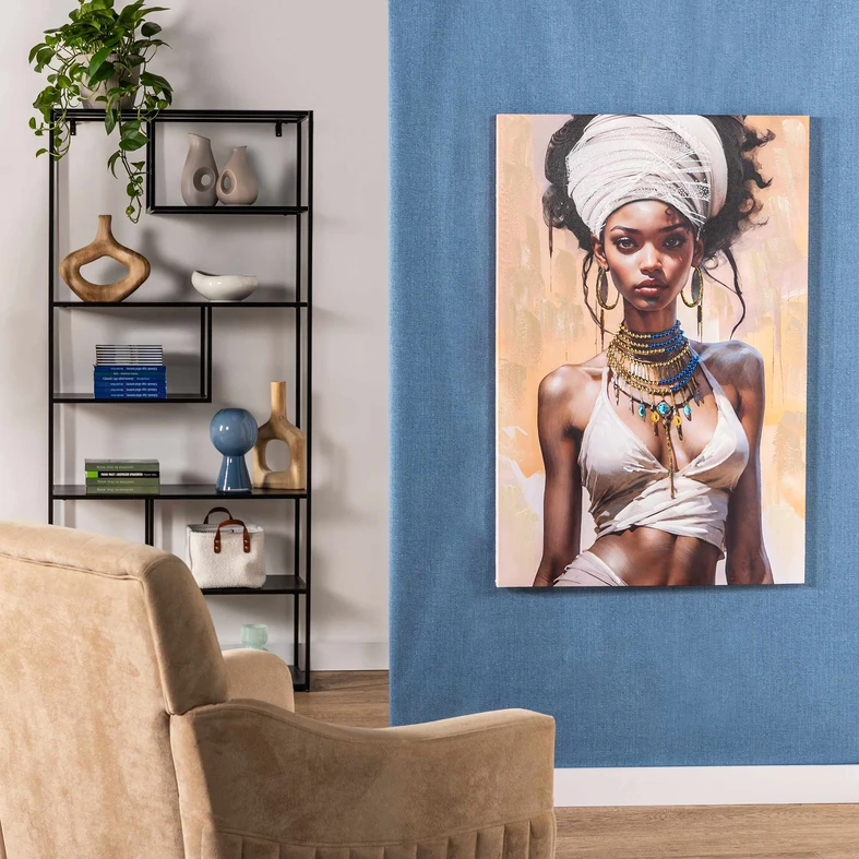 Obraz na plátně AFRIKA ŽENA I 80x120 cm