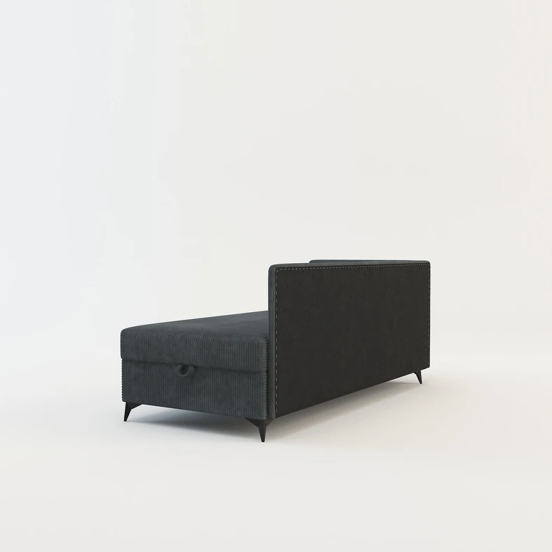 Šedá rozkládací válenda IBIS 90x200 cm