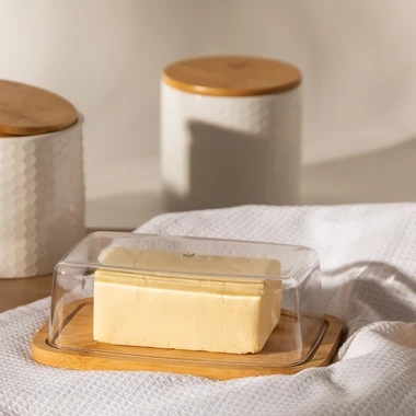 Bambusové prkénko s poklopem 28 cm