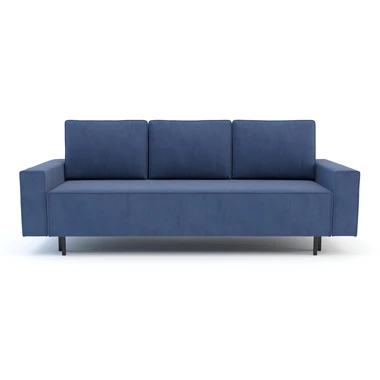 Modrá rozkládací pohovka KAMALA