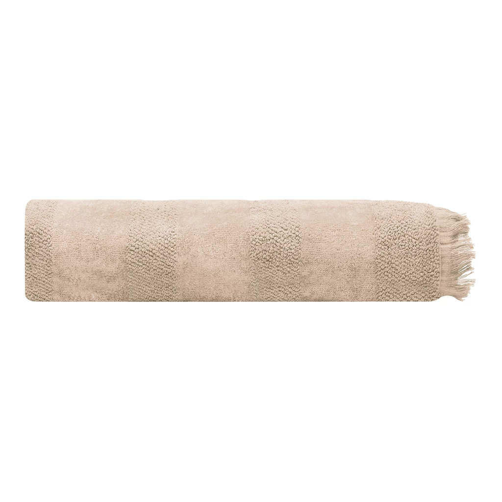 Bavlněný krémový ručník LANETTE 70x140 cm