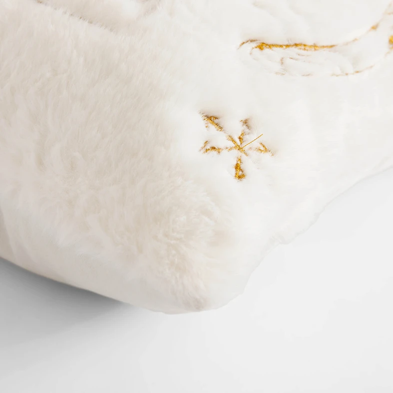 Povlak na polštář s houpacím koníkem LUCA bílý 45x45 cm