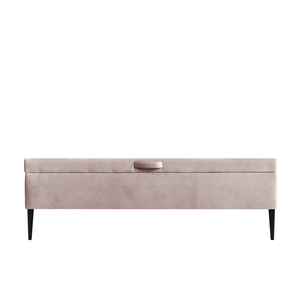 Růžová postel DONNA UNO PLUS 90 cm