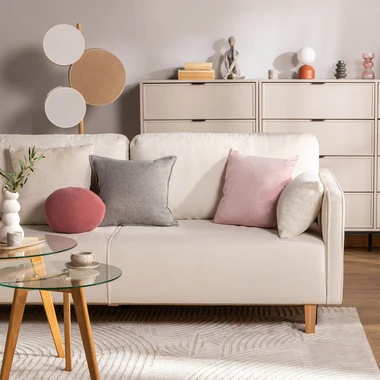 Povlak na polštář LENA 45x45 cm šedý