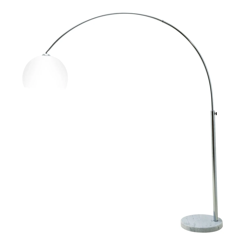 Oblouková stojací lampa do obývacího pokoje VISION