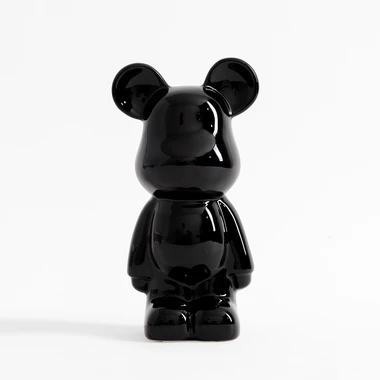 Dekorační figurka MEDVĚD černá