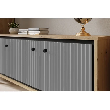 Přední část k TV skříňce 171 cm PARII šedá