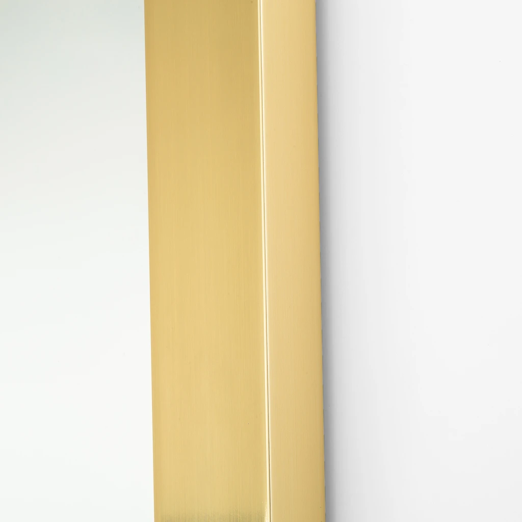 Zrcadlo ve zlatém rámu MILANO 74x134 cm