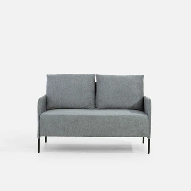 Šedá 2místná pohovka MANILI