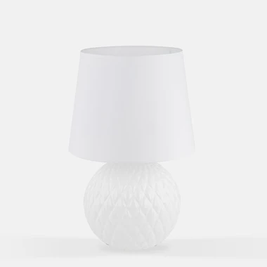 Stolní lampa SANTANA bílá
