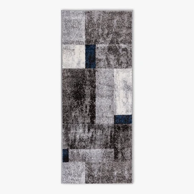 Koberec běhoun GEOMETRIE FENIX 67x160 cm šedý
