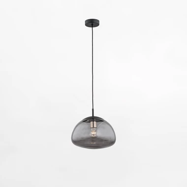 Černé závěsné svítidlo TRINI fi 30 cm
