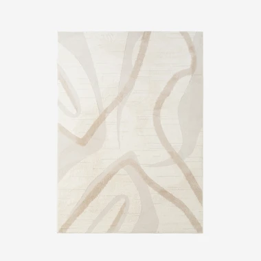 Koberec s abstraktním vzorem LA PASSION krémový 160x230 cm