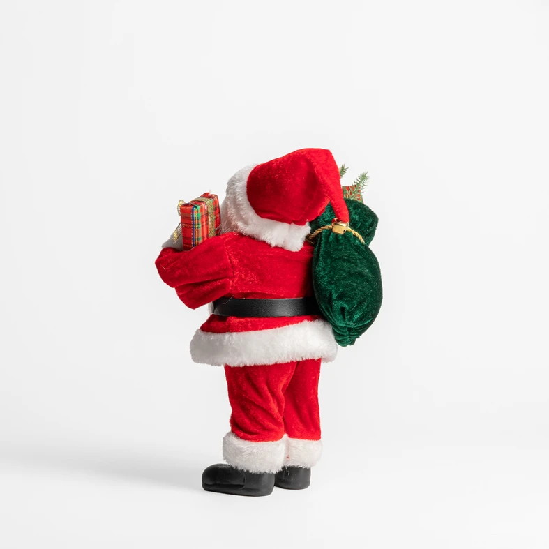 Vánoční červená figurka SANTA CLAUS 25 cm