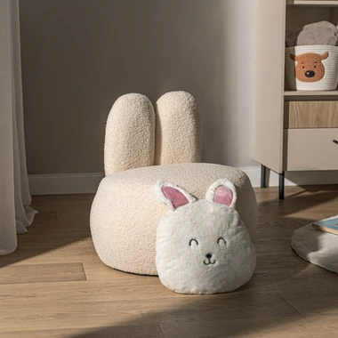 Polštářek plyšák králík MIMI 33x30 cm