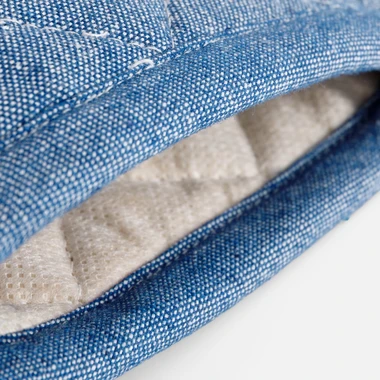 Kuchyňská chňapka s podložkou JEANS COLLECTION modrá