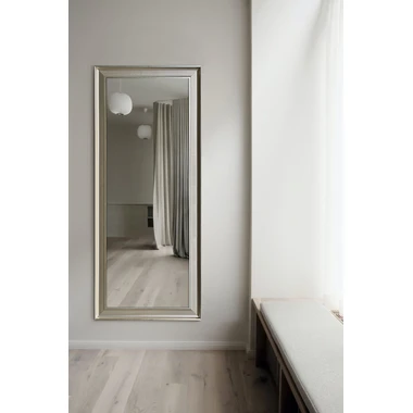Zrcadlo AREZZO ve stříbrném rámu 67x167 cm
