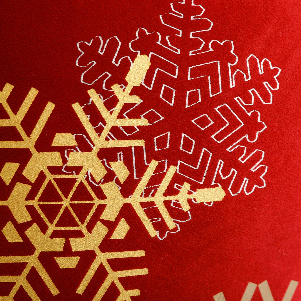 Povlak na polštář vánoční červený SNOV 45x45 cm