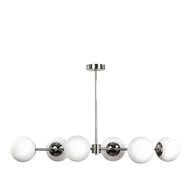 Závěsné svítidlo koule chrom MEFISTO 6