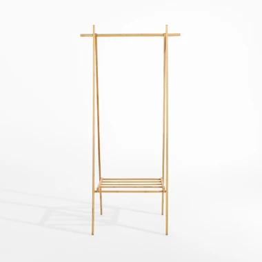 Bambusový věšák s policí 146 cm