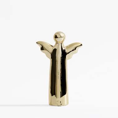 Dekorativní figurka zlatý ANDĚL 17,5 cm