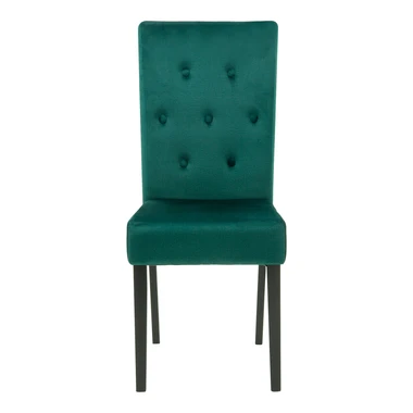 Zelená čalouněná židle VENES