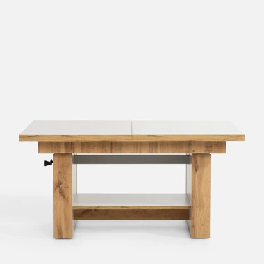 Rozkládací konferenční stolek OPAL II DUO COLOUR kašmír/dub wotan