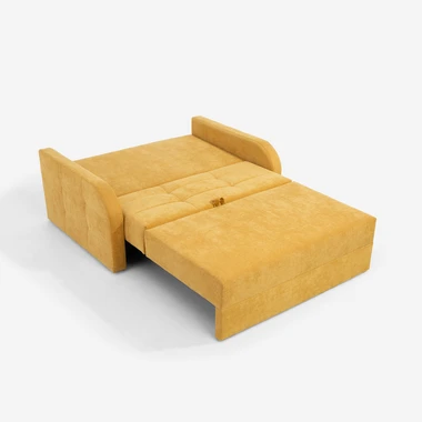 Dvoumístná rozkládací pohovka žlutá ARIZONA