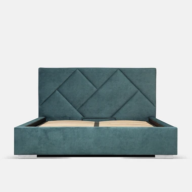 Postel s roštem ORLENA 140x200 cm modrá