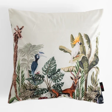 Exotický béžový povlak na polštář MADERA 45x45 cm