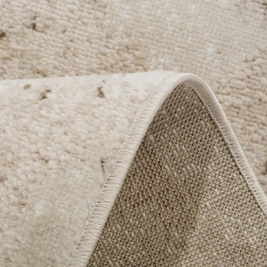 Abstraktní béžový koberec MIRACLE 80X150 cm