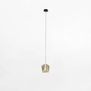 Jantarové závěsné LED svítidlo COLORE