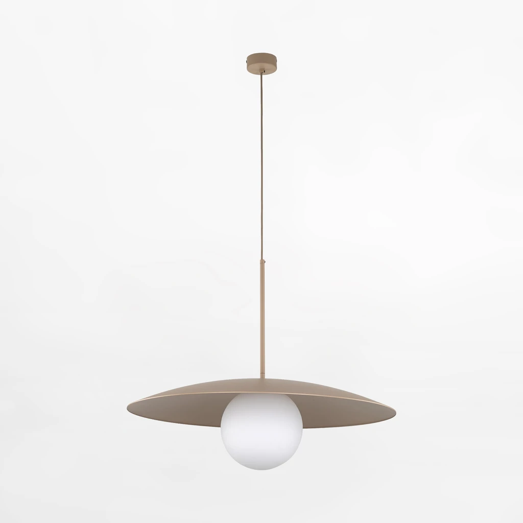 SLATE SABIA GLASS to lampa wisząca w kolorze jasnego brązu. 