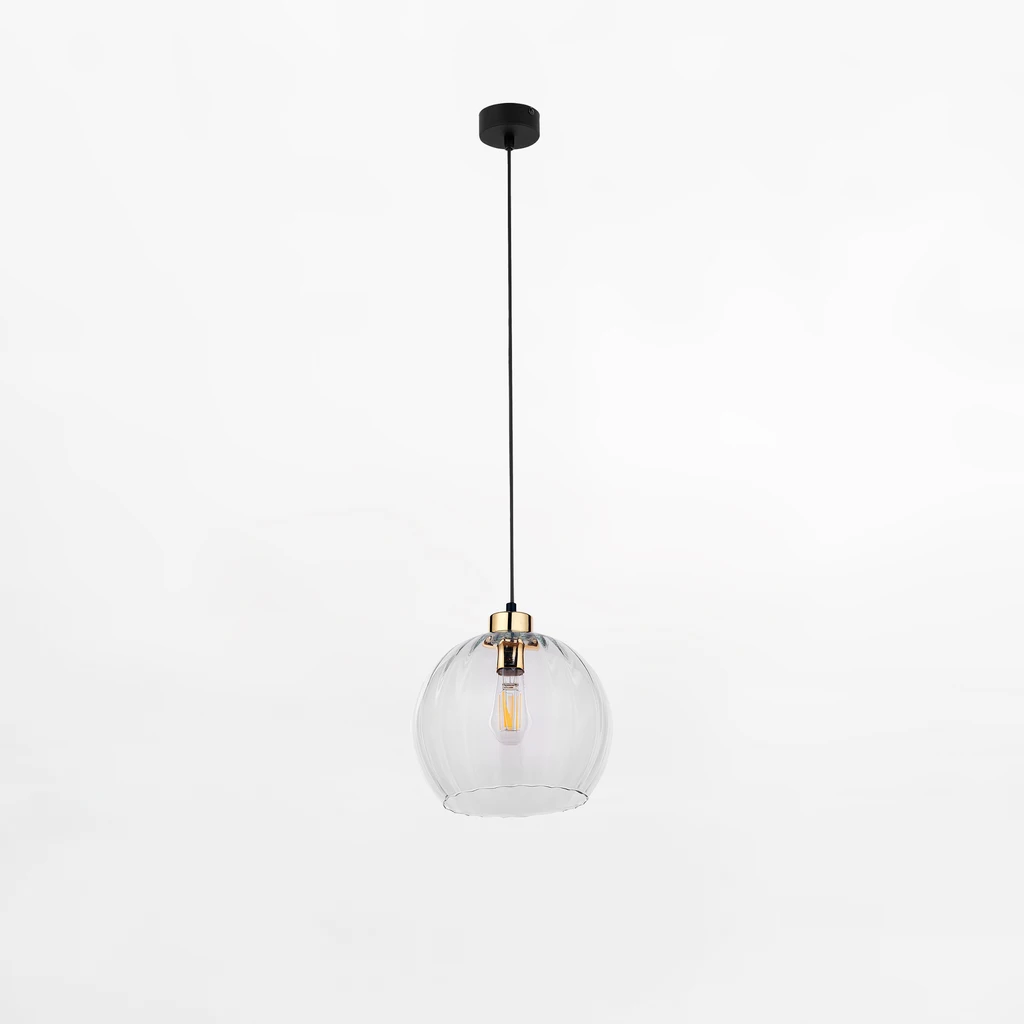 Lampa posiada oprawę dla pojedynczej żarówki LED typu E27 LED o mocy maksymalnej 15W.