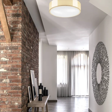 Zlaté stropní svítidlo DANTE 36 cm