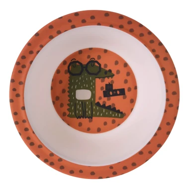 Dětská melaminová miska KROKODÝL 400 ml