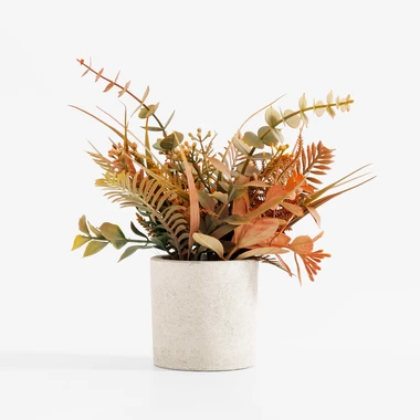 Umělá kytice v květináči 20 cm