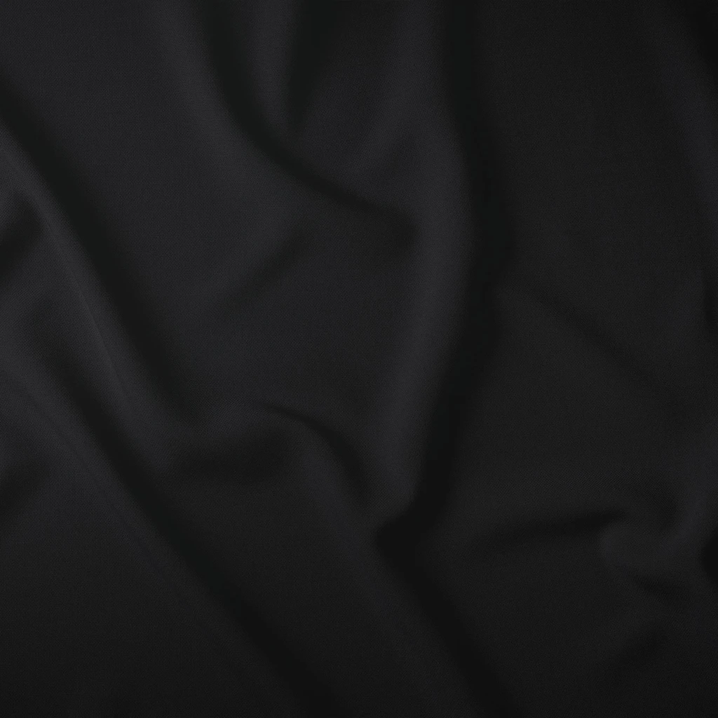 Černé saténové prostěradlo s gumou PURE 140x200 cm