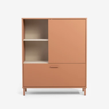 Komoda s šuplíkem terracotta MILLES