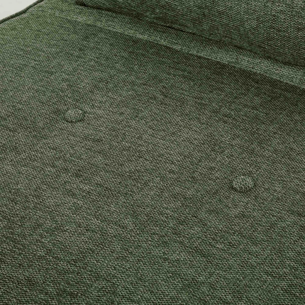 Rozkládací čalouněné křeslo zelené LAVILLA