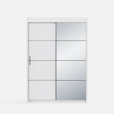 Zrcadlová skříň s posuvnými dveřmi 150 cm OTIS bílá