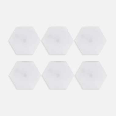 Sada 6 herních světel LED RGB HEXAGON s dálkovým ovládáním.